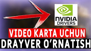 VIDEO KARTA UCHUN DRAYVER ORNATISH  OZBEKT TILIDA [upl. by Eedak]