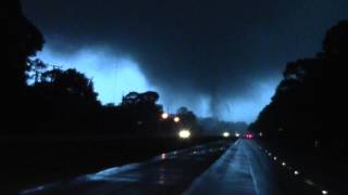 Tornado Forming  Touchdown in Edgewater Florida on December 10th 2012 [upl. by Ahsrat]