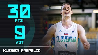 30 points 9 dimes Prepelic GOES OFF in Qualifiers opener  FIBA EuroBasket 2025 Qualifiers [upl. by Serrano]