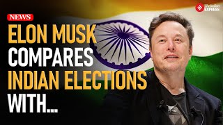 Elon Musk Speaks On India’s Elections Takes Aim At California’s System  US Elections [upl. by Lichter]