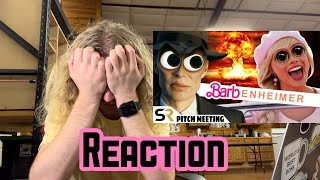 Barbenheimer pitch meeting REACTION  Ryan George  Screen Rant [upl. by Malamut]