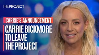 Carrie Bickmore  Carrie Bickmore Announces She Will Leave The Project [upl. by Froehlich]