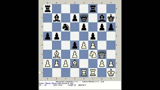 Morozevich Alexander vs Adams Michael  Tilburg Chess 1993 Netherlands [upl. by Nirok]