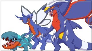 Pokemon Fusion  GarchompFlygon line  Speedpaint [upl. by Anuaik281]