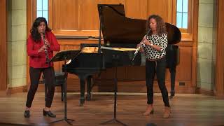 AdZel Duo at Yale University Mariam Adam and Stephanie Zelnick clarinets [upl. by Enilrem]