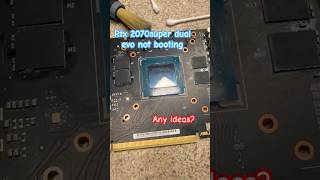 Fans and rgb come on but no display and vga error techtips gpu nvidia pc asus repair tech [upl. by Kcinnay215]