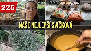 VLOG  KULIČKY Z MLETÉHO MASA VE SVÍČKOVÉ OMÁČCE  PŘEDĚLÁVÁME OHNIŠTĚ  LÍLA A JEŽEK😄 [upl. by Eelyak195]