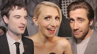 Watch Jake Gyllenhaal and Tom Sturridge Be Charming at the Opening of Sea Wall  A Life [upl. by Ykceb275]