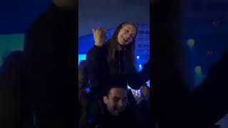 Vasilisa Kaganovskaya and Maxim Nekrasov fun together watching concert [upl. by Assirt]