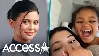 Kylie Jenner amp Daughter Stormi React To Viral TikTok They Inspired [upl. by Annabel]