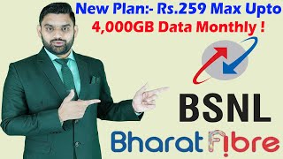 BSNL New Launched Bharat Fiber Broadband Plans  BSNL Bharat Fiber Plans  BSNL New Update [upl. by Ailecnarf176]