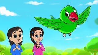 Mera Tota  Main Mittu Tota  मेरा तोता मैं तोता  FunForKidsTV  Hindi Rhymes [upl. by Niowtna]