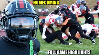 HIGH SCHOOL HOMECOMING FOOTBALL GAME HIGHLIGHTS 🏈 [upl. by Akeemahs172]