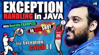 Java Exception Handling in ONE SHOT  Java Developer Series with Real Life Examples🔥 [upl. by Hospers66]