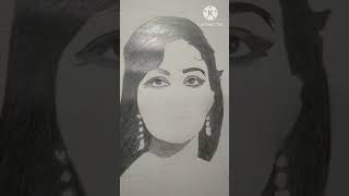 Reena roy sketch oldsong art sketch [upl. by Sifan167]