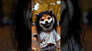 The cute puppy wanted to be handsome but😨💀 puppy horror cartoon [upl. by Anastice]