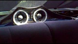 hamph bullet tweeters in car [upl. by Stuart215]