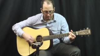 Acoustic Music Works Guitar Demo  Merrill C18 Martin D18 Style Dreadnought [upl. by Nylekcaj]