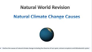 natural climate change causes [upl. by Cost]