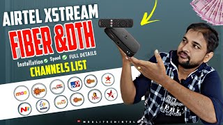 Airtel Xstream Fiber and dth plans  Best DTH and Internet Plans  In telugu by Mouli [upl. by Ahoufe444]