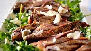 Tagliata di Angus con rucola e grana [upl. by Swehttam]