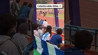 Unbelievable 100m dash inter college games  trackandfiel best comment will be pin  yt 100mrace [upl. by Ynnej]