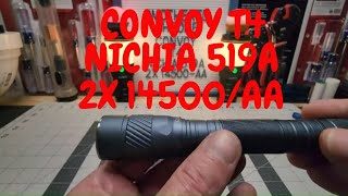 CONVOY T4 NICHIA 519A 2X 14500AA 4000K [upl. by Siuqcram]