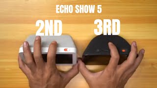 Echo show 5 2nd gen and Echo show 5 3rd gen quick comparison [upl. by Modeste]