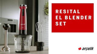 Arçelik Resital El Blender Set  HBS 6970 CK [upl. by Norabel]