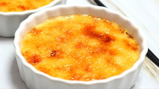 Creme Brulee Dessert Only 4 Ingredients  Crème brûlée [upl. by Clemence]