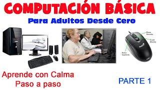 Computacion Basica Adultos desde Cero principiantes 2023 parte 1 [upl. by Nnahgiel]