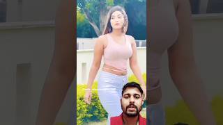 Akanksha Dubey So Hot🔥🔥 Ashisreact bhojpuri ytshorts greenscreen shorts akanksha song [upl. by Arbrab]