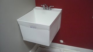 Wall Mount Utility Sink [upl. by Nairred778]