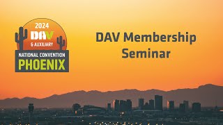 DAV Membership Seminar [upl. by Neenad]