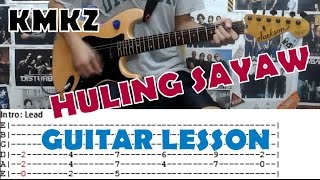 Huling Sayaw  Kamikazee featKylaGuitar LessonCoverChordsTab and Solo [upl. by Mosnar]