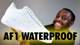 Air Force 1 ProTech Waterproof Phantom White Sneaker Review QuickSchopes 750 Schopes FB8875 003 [upl. by Ilanos]