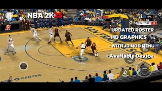 NEW UPDATE NBA 2K202K25 FREE MOD APK BY EJ2K GAMER  UPDATED ROSTER  HD GRAPHICS COURT AND JERSEY [upl. by Edelstein]