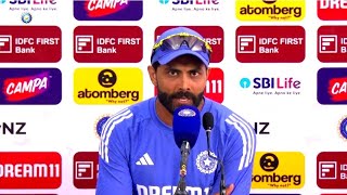 Press Conference Ravindra Jadeja ll Ind vs Nz 3rd Test Match ll Mumbai [upl. by Euqinim]