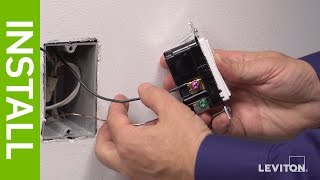 Leviton Presents How to Install a Decora Digital DDL06 Dimmer [upl. by Ardnuasac516]