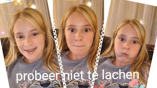 probeer niet te lachen challenge😲 [upl. by Analak]