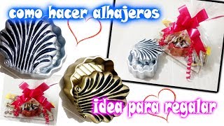 DIY  ALHAJEROS DE YESO PARA MAMA  MANUALIDADES DE YESO [upl. by Bowman861]