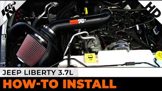 Jeep Liberty 37L 771562KTK Air Intake Installation [upl. by Rifkin]