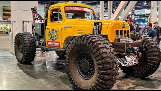 Worlds Largest Off Road Wrecker Takes Over SEMA [upl. by Ambert]