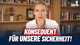 quotKonsequent für unsere Sicherheitquot  Alice Weidel  Weidels Konter [upl. by Judd]