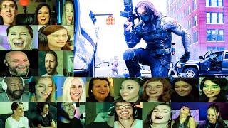 CAPTAIN AMERICA WINTER SOLDIER  MOVIE REACTION MASHUP MOVIE REACTION [upl. by Arayc]