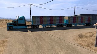 Kenworth t660  Transportamos pollos  Mapa Mexico  ats 150 [upl. by Aibat]