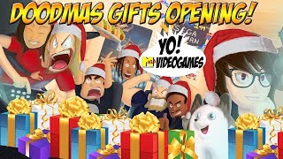 YoVideogames Live Doodmas Gifts Opening 2017 [upl. by Ehrsam]