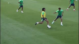 AFCON 2023 Super Eagles In Training Session In Abu Dhabi [upl. by Brigham]