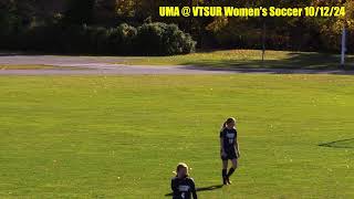 101224 UMaine Augusta  VTSU Randolph Womens Soccer [upl. by Nelrac]