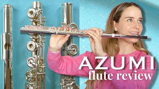 FLUTE REVIEW Azumi by Altus AZ3  intermediate stepup model flute [upl. by Ruomyes]